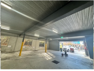 Carpark netting for pigeons