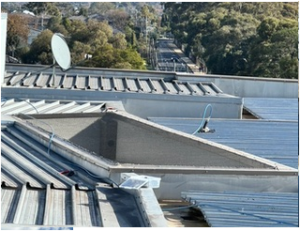 Netting to cover Townhouse light well in Preston