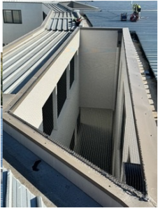 Netting to cover Townhouse light well in Preston